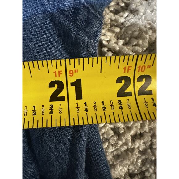 Tommy Bahama Indigo Palms Denim Shirt Men’s XL Blue Short Sleeve Button Up - Picture 3 of 5